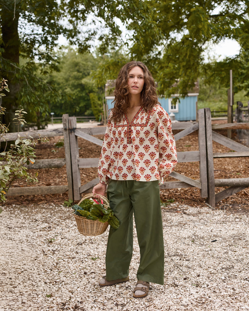 Sierra Bloom - Harmony Blouse - Fawn