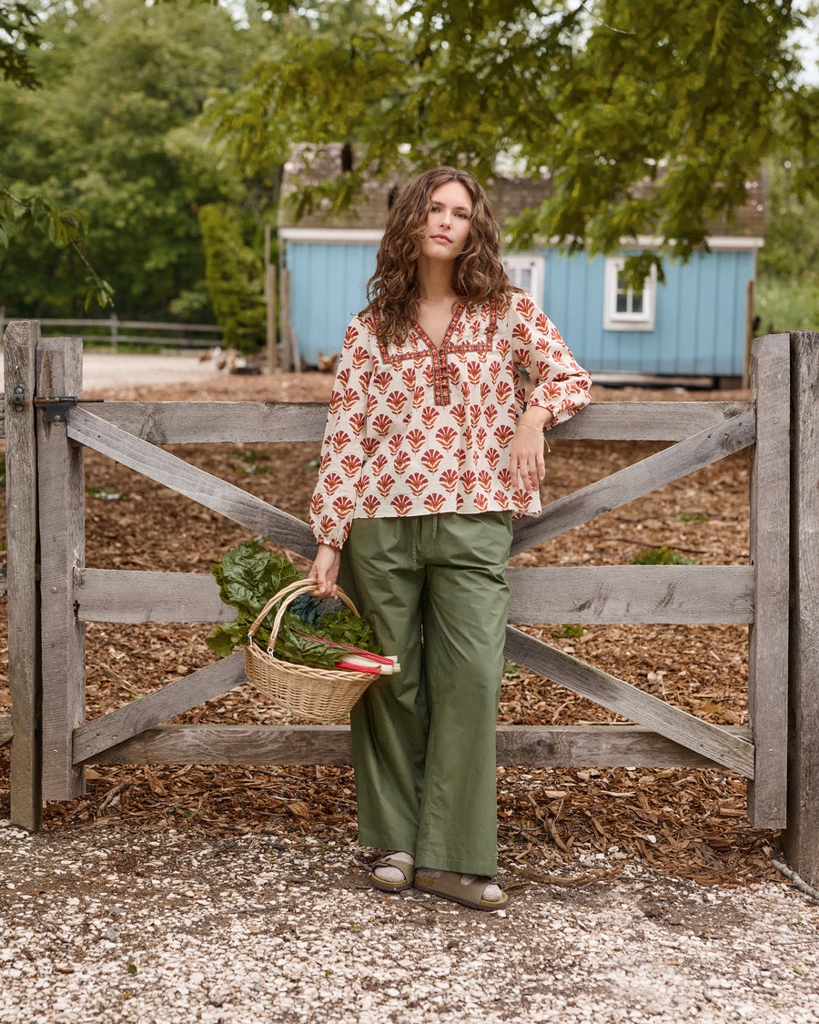 Sierra Bloom - Harmony Blouse - Fawn