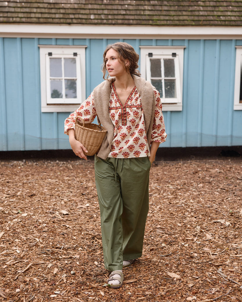 Sierra Bloom - Harmony Blouse - Fawn