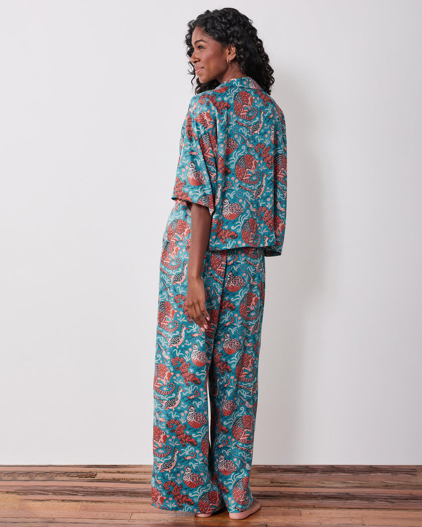 Canyon Critters - Petite Eco Satin Wildest Dreams Set - Teal