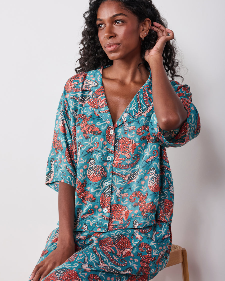 Canyon Critters - Tall Eco Satin Wildest Dreams Set - Teal