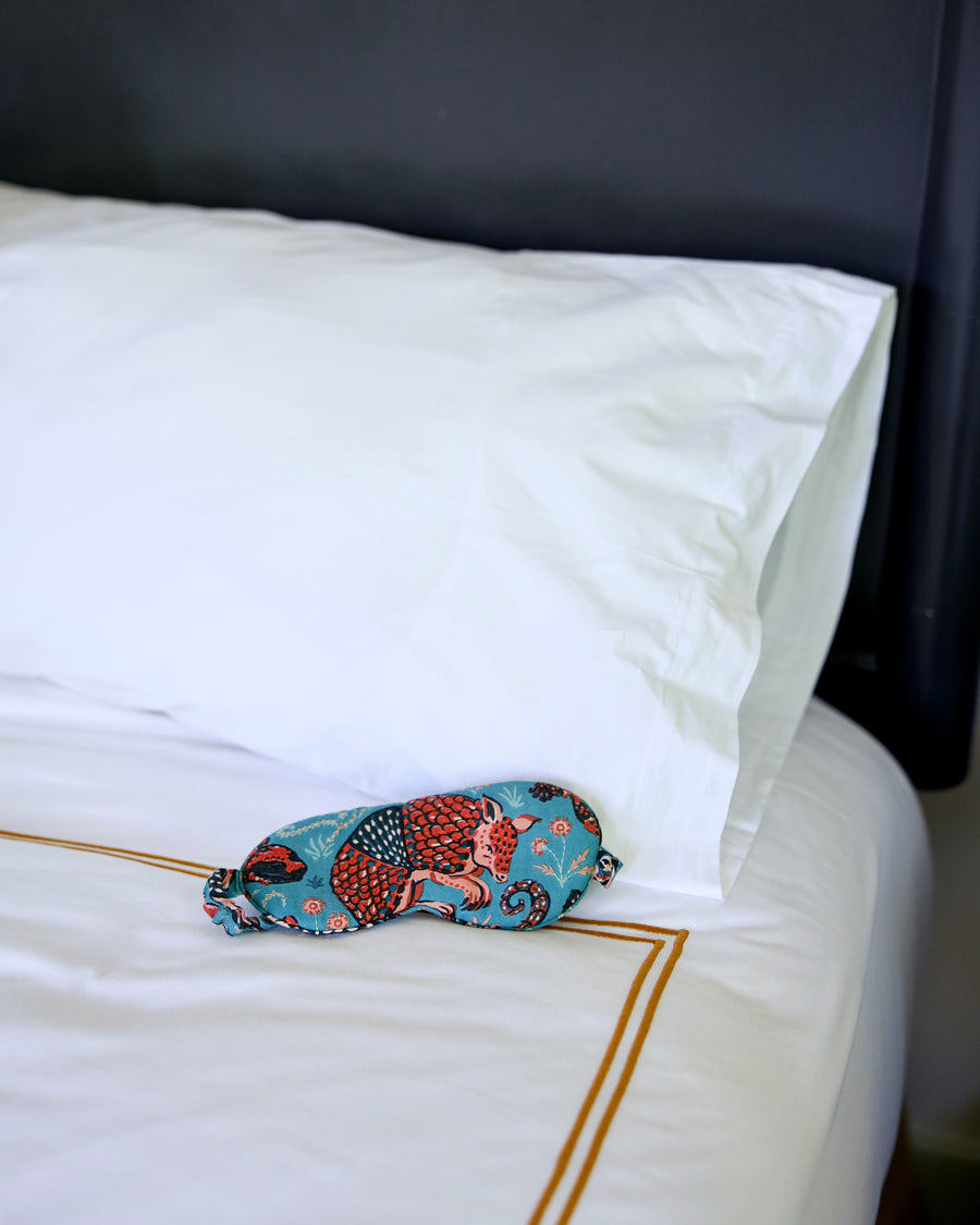 Canyon Critters - Eco Satin Eyemask - Teal