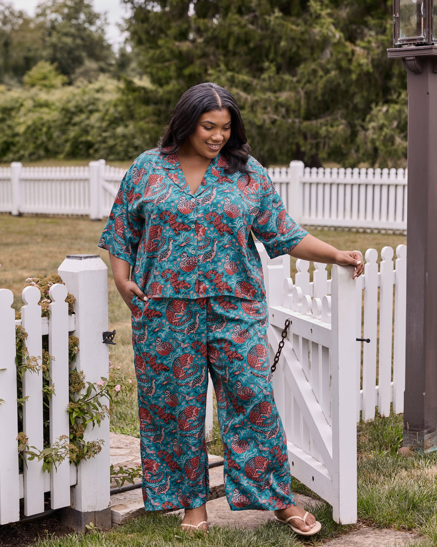 Canyon Critters - Eco Satin Wildest Dreams Set - Teal
