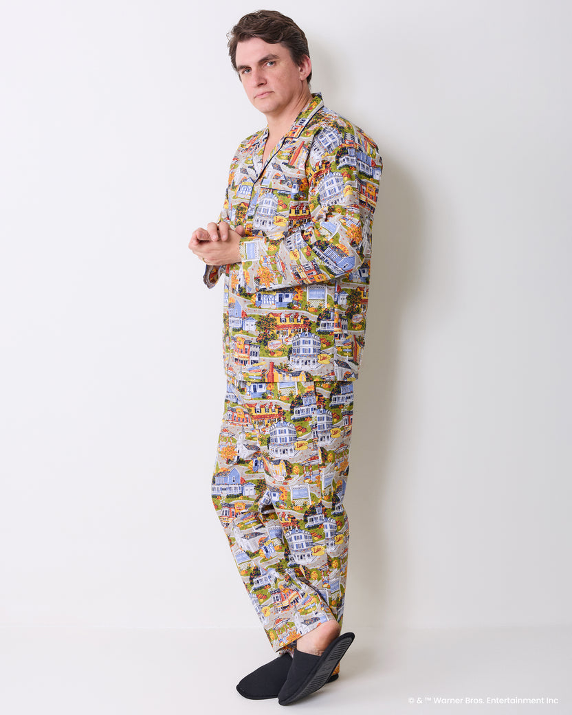 Stars Hollow - Men's Long PJ Set - Harvest Festival
