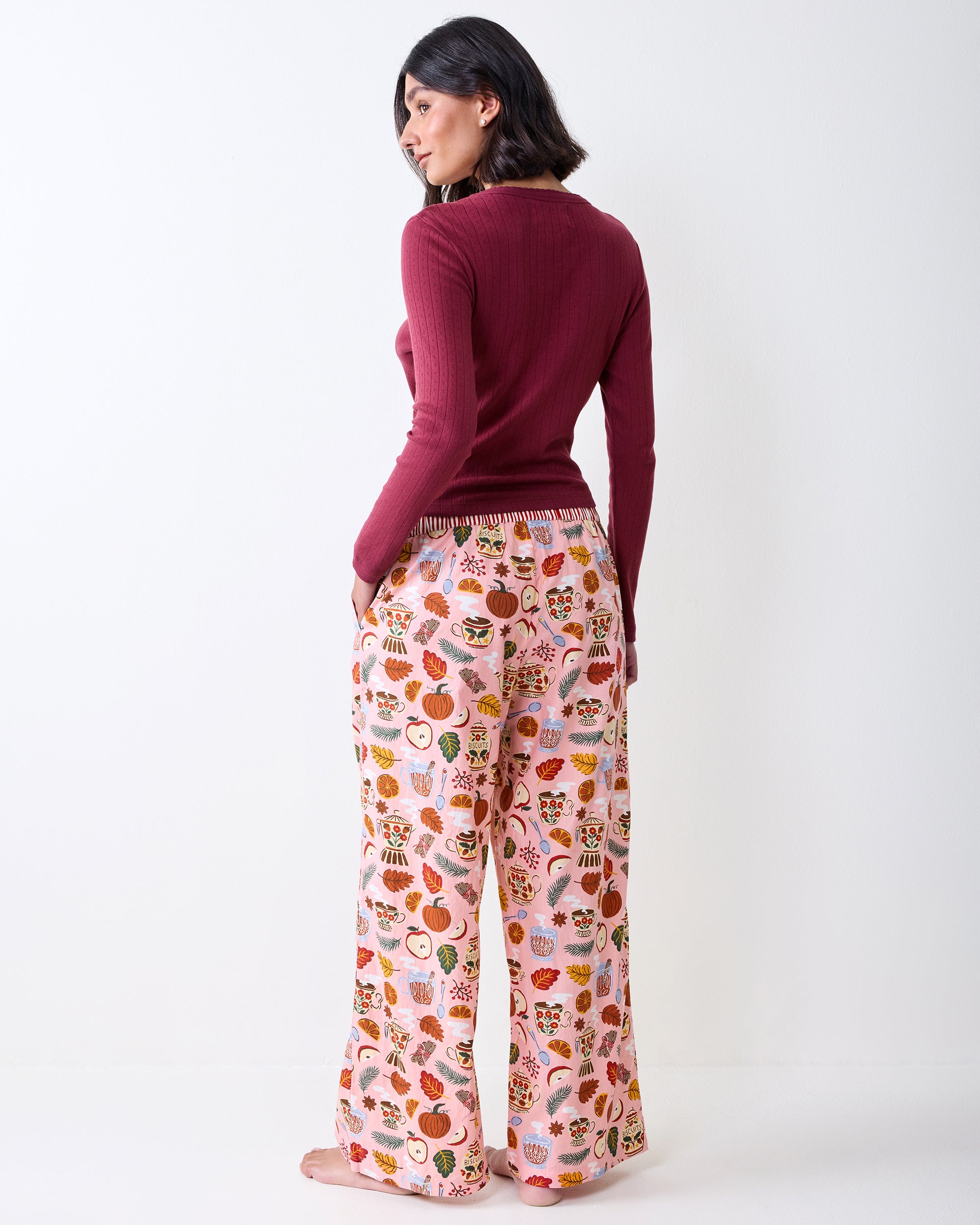 Autumn Cafe - Nola PJ Pants - Rose Hip – Printfresh