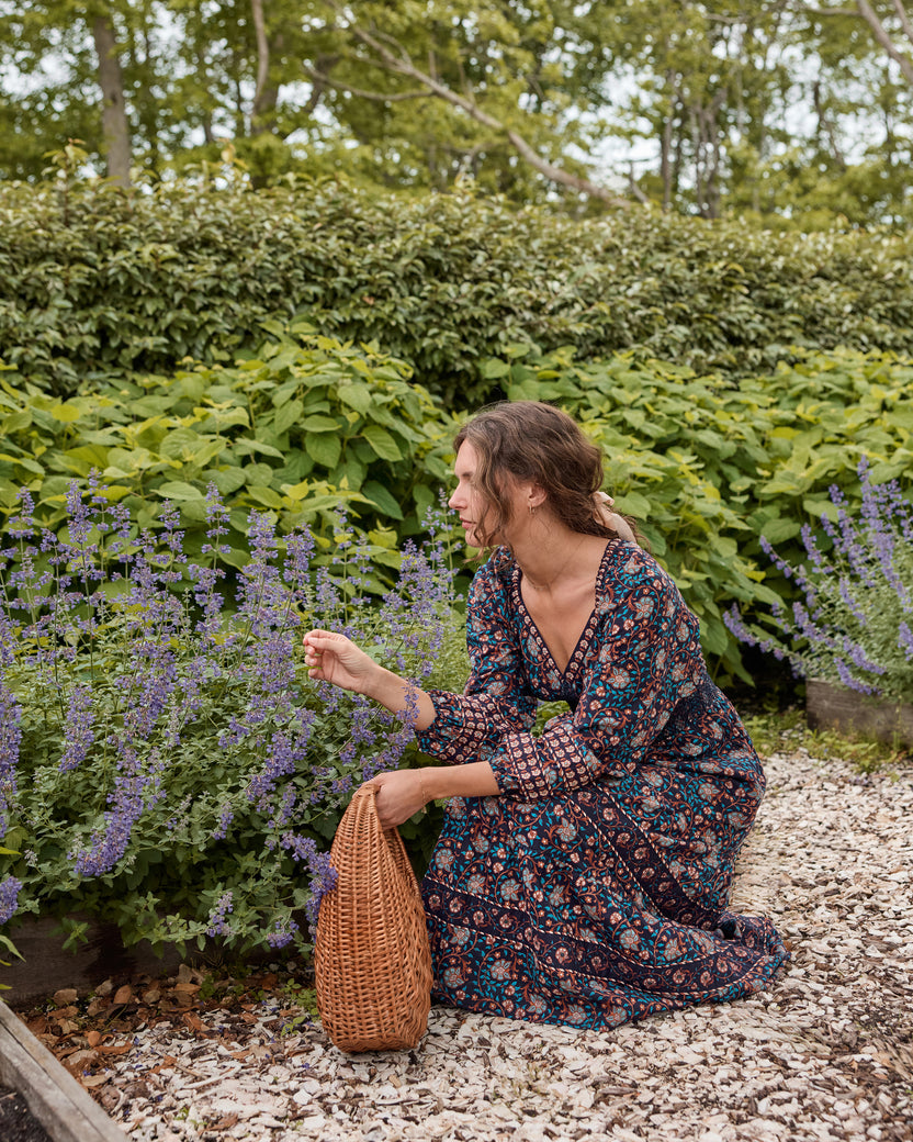 Valley Garden - Flora Dress - Midnight Sky