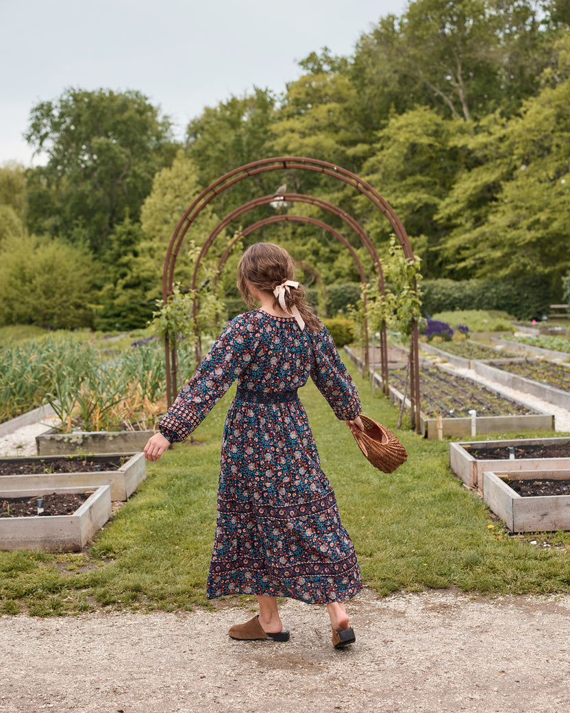 Valley Garden - Flora Dress - Midnight Sky