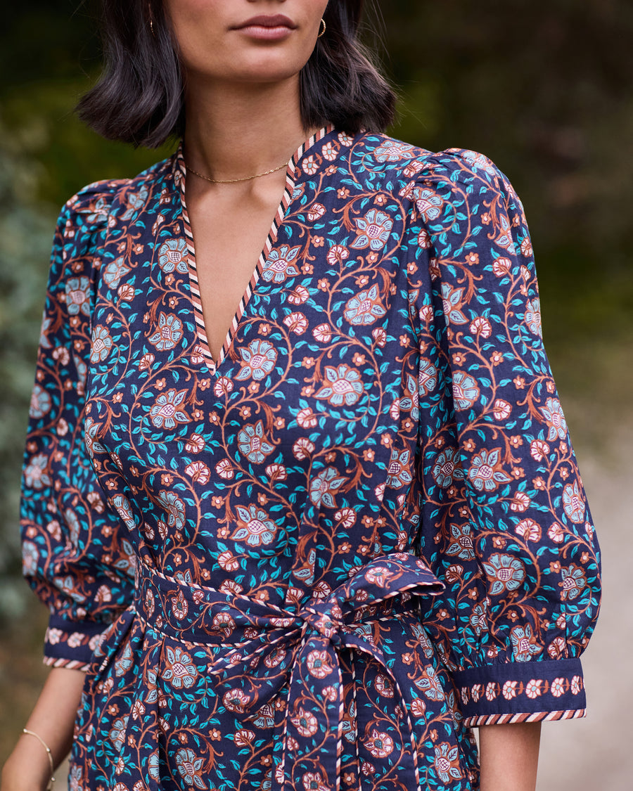 Valley Garden - Romy Dress - Midnight Sky