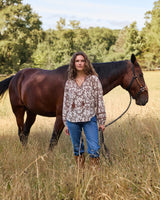 Western Crown - Kaia Blouse - Oat
