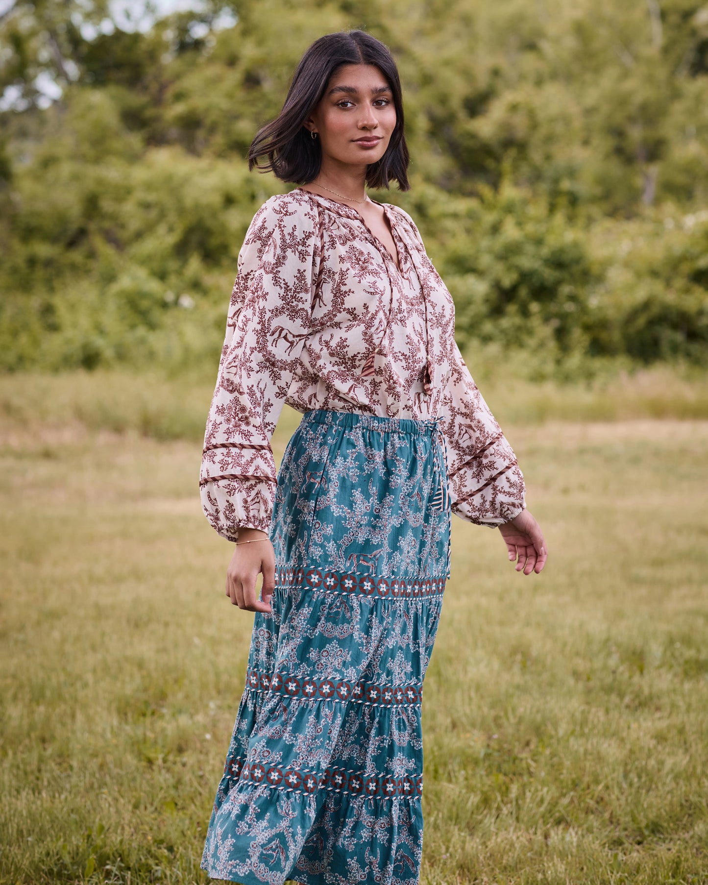 Western Crown - Erin Skirt - Riverstone