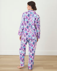 Fancy Cat - Long PJ Set - Rose - Printfresh