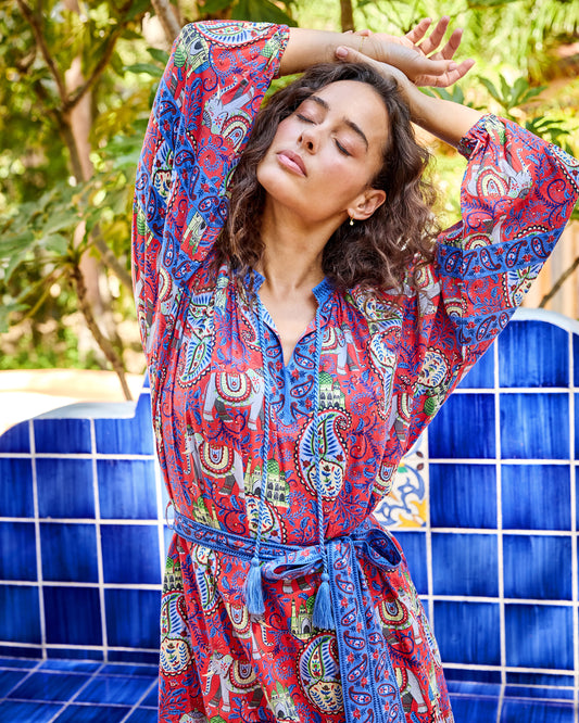 Palace Paisley - Maggie Dress - Paprika - Printfresh