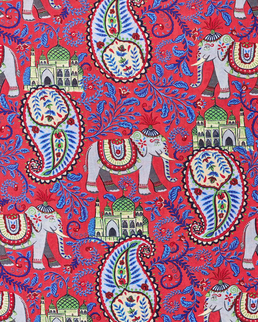 Palace Paisley - Greta Blouse - Paprika - Printfresh