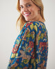 Feline Fatale - Big Plans Blouse - Midnight Swim - Printfresh