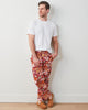 Festive Feast - Men's Flannel PJ Pants - Cranberry Sauce - Printfresh