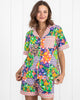 Flower Power - Short Sleep Set - Grape Soda - Printfresh