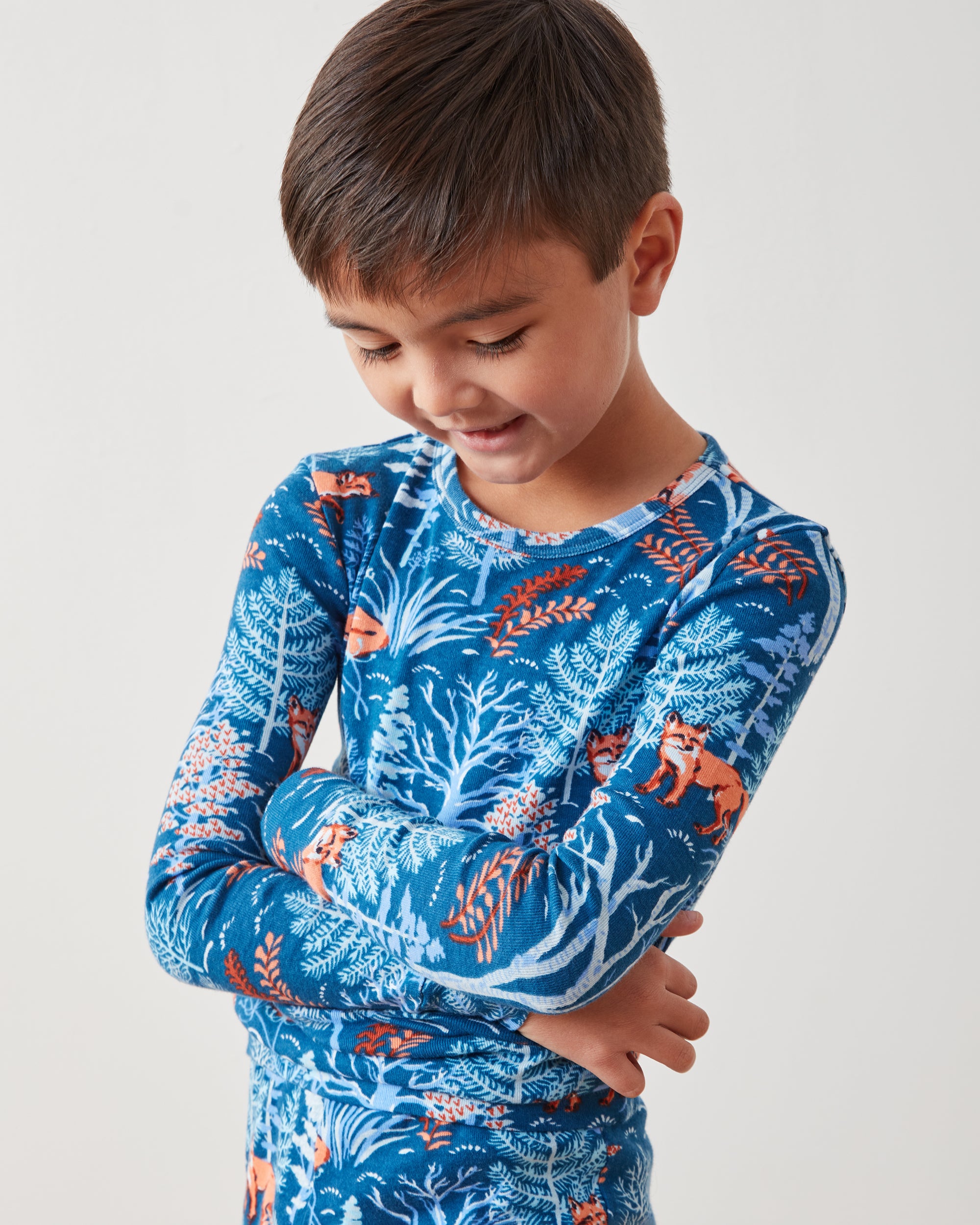 Fox & Folklore - Kids PJ Set - Indigo - Printfresh