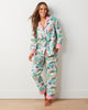 Frisky Firs - Flannel Long PJ Set - Sweet Cream - Printfresh