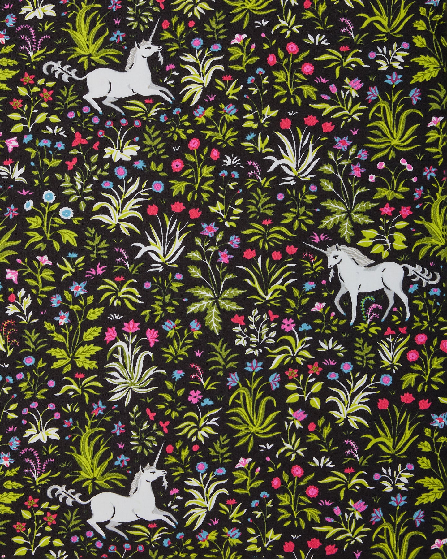 Unicorns Garden - Long PJ Set - Ink - Printfresh