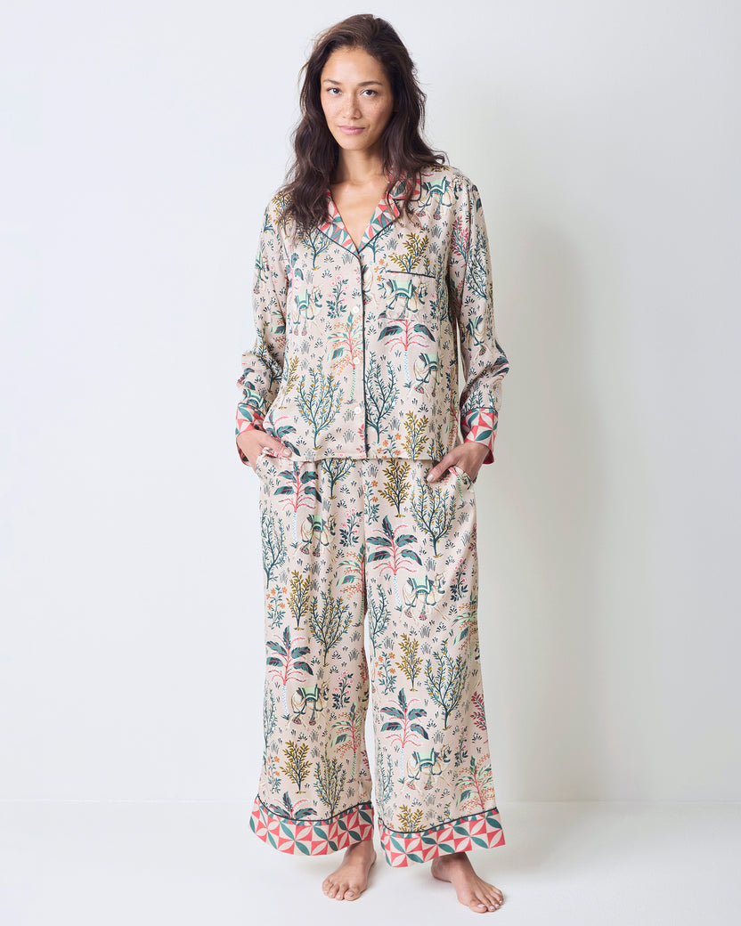 Camel's Courtyard - Eco Satin Soho Set - Khaki