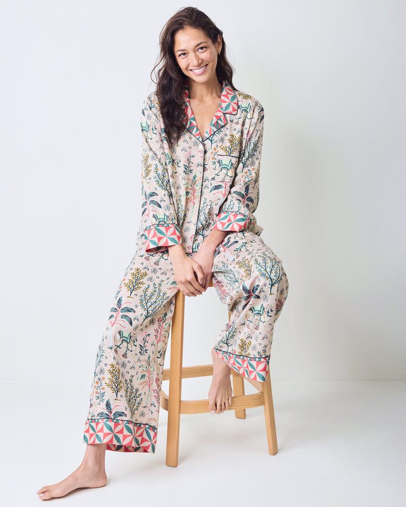 Camel's Courtyard - Eco Satin Soho Set - Khaki