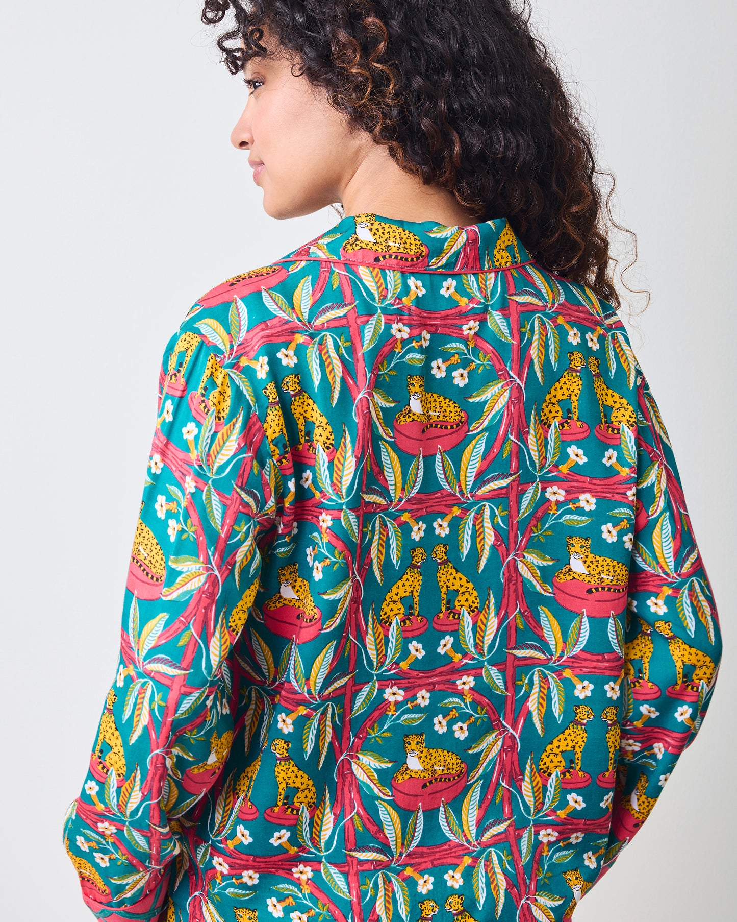Royal Cheetah - Eco Satin Rittenhouse Set - Ruby & Jade