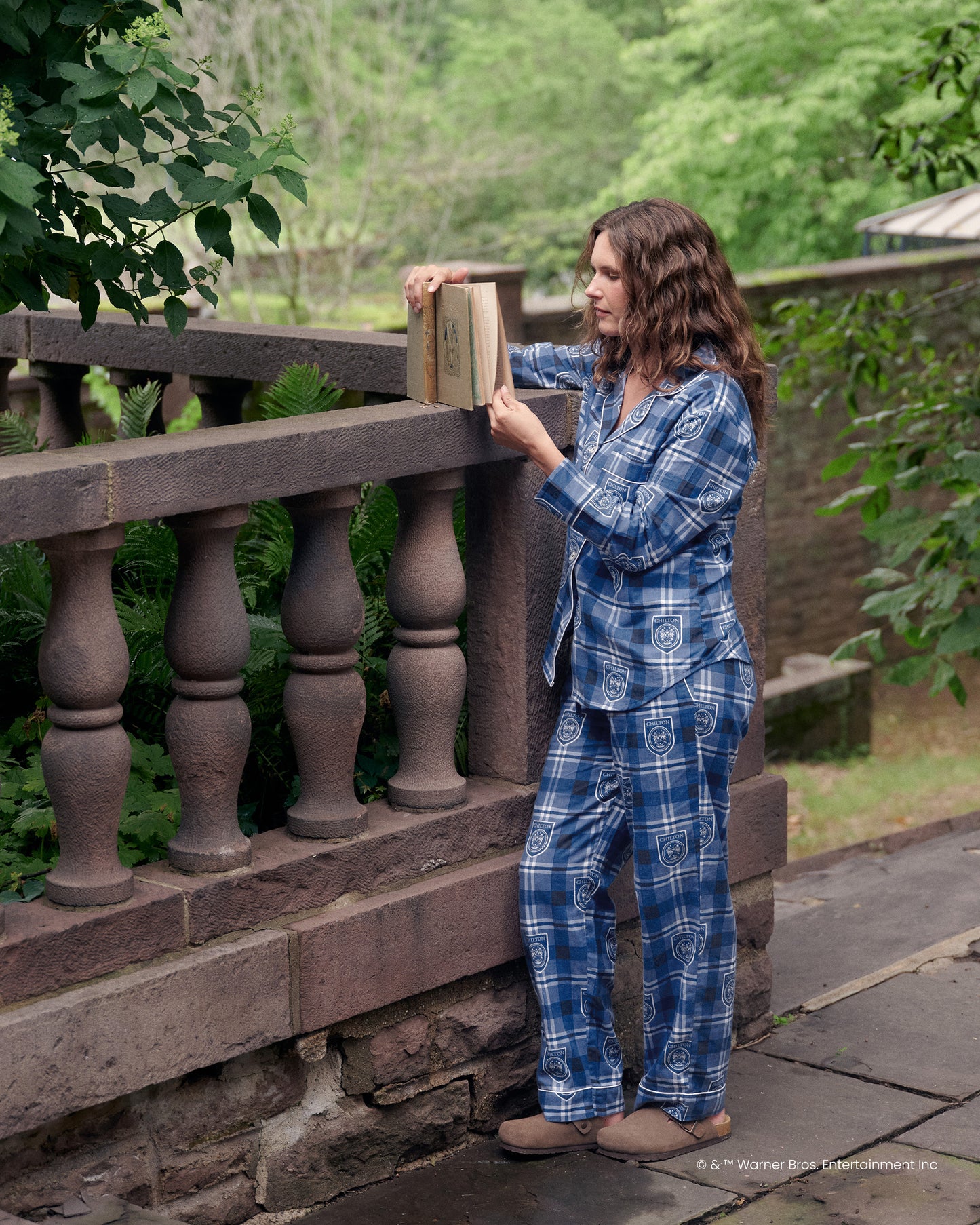 Chilton Plaid - Lightweight Flannel Long PJ Set - Rory Blue