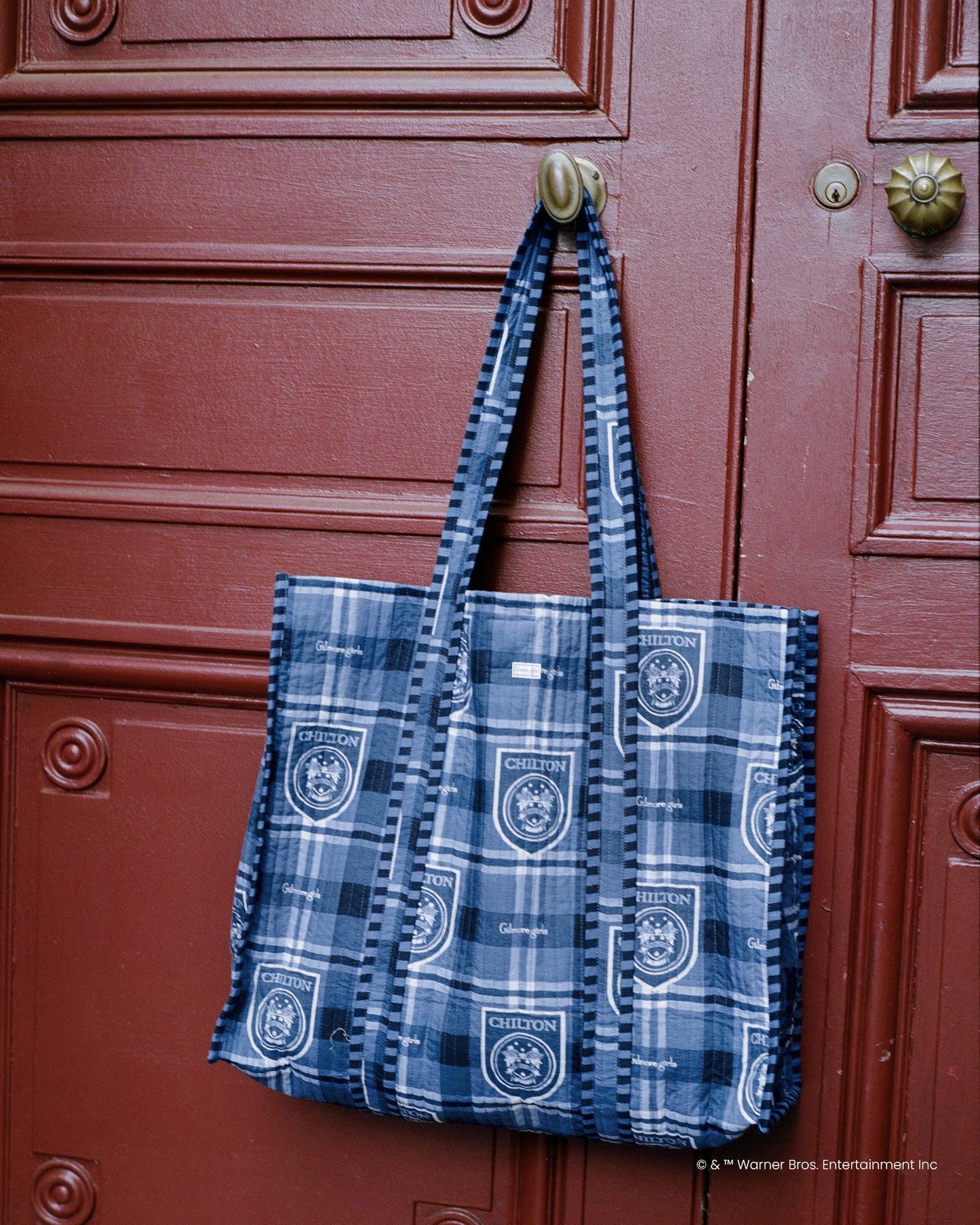 Chilton Plaid - The Traveler Tote - Rory Blue