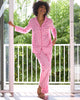 Garden Gingham - Petite Long PJ Set - Pink Spritz - Printfresh