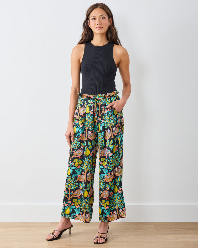 Partridge In A Pear Tree - Rowan Pant - Ink - Printfresh