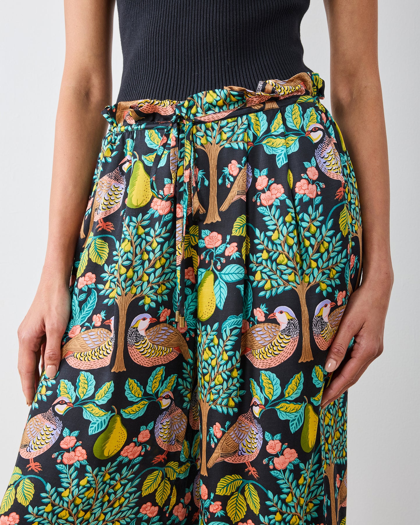 Partridge In A Pear Tree - Rowan Pant - Ink - Printfresh