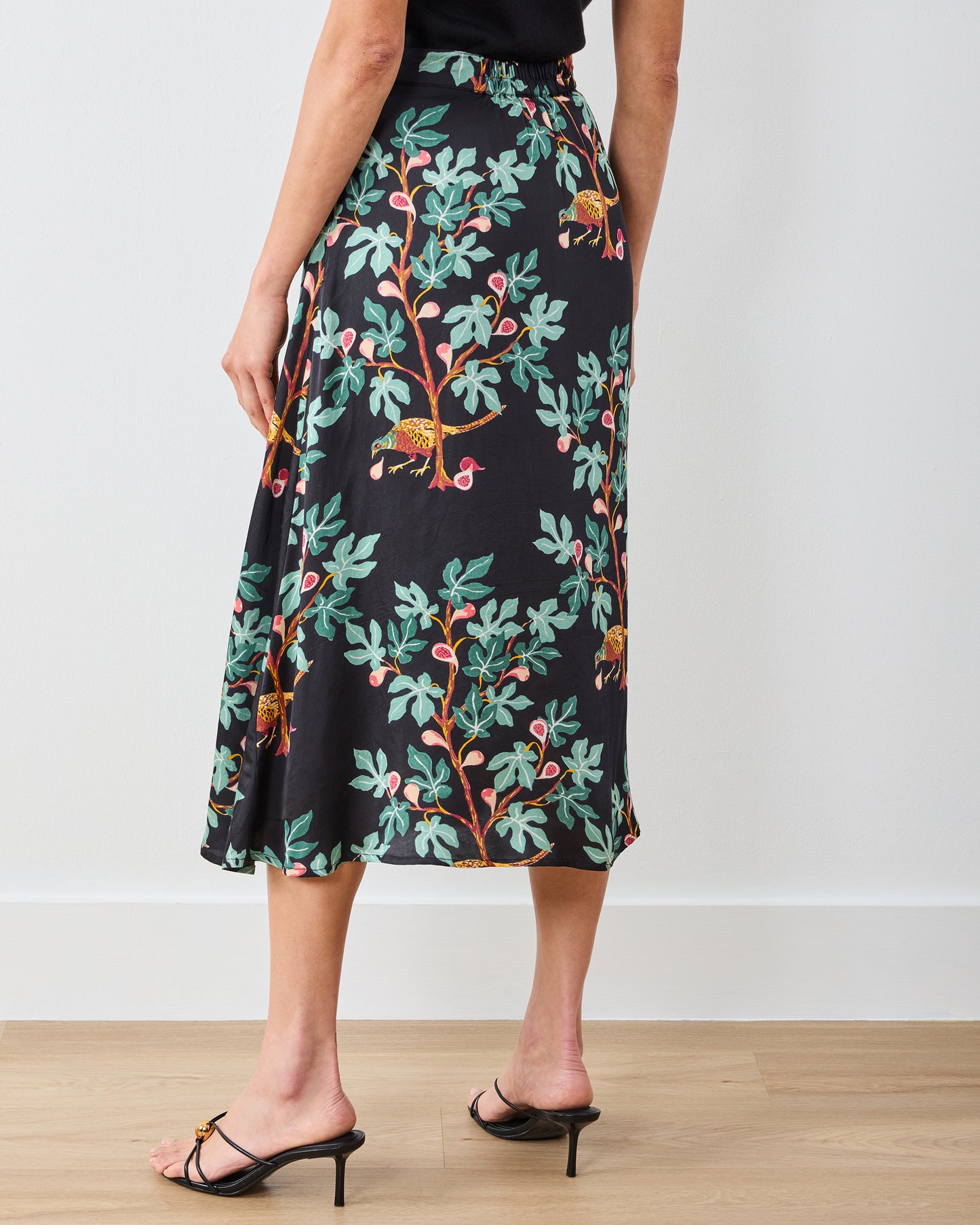 Pheasant & Figs - Quinn Skirt - Ink - Printfresh