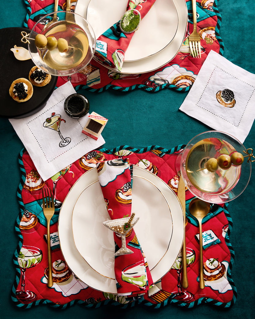 Blinis & Martinis - Tablescape Bundle - Matchbook Red