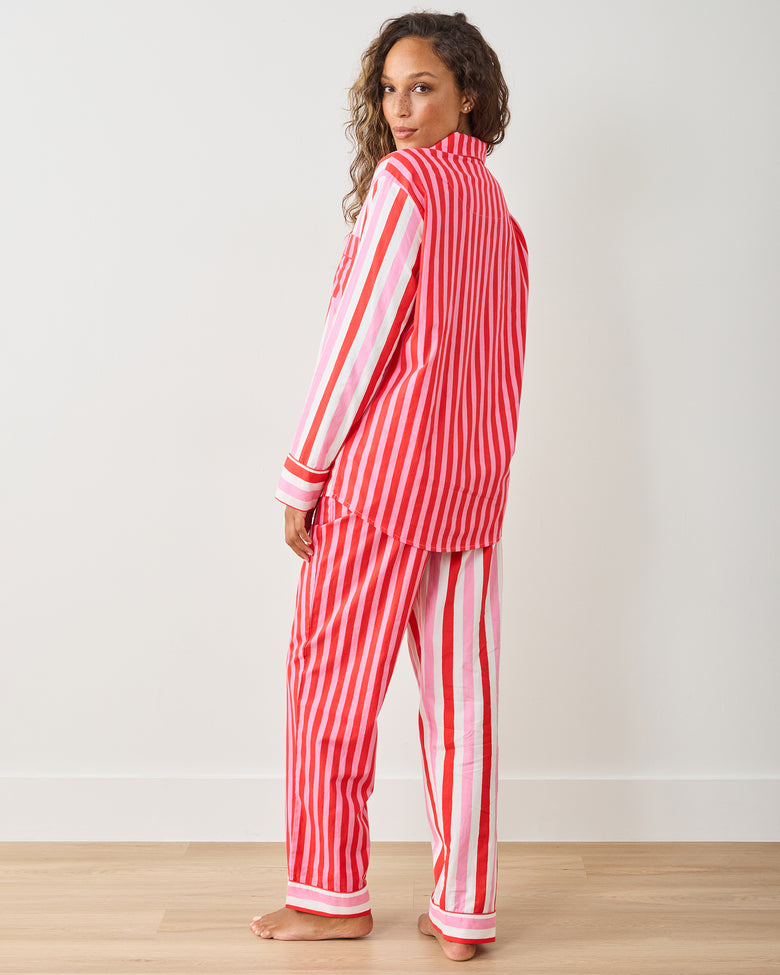 Gift Wrapping - Long PJ Set - Peppermint Swirl