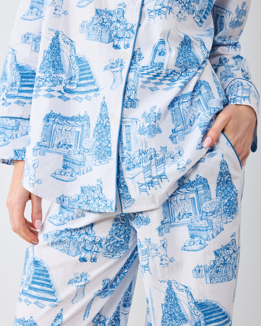 Hollywood Holiday - Long PJ Set - Snow Cloud - Printfresh