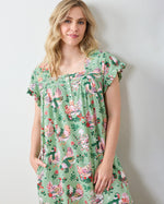 Holiday Hens - Daylight Nightgown - Sage - Printfresh