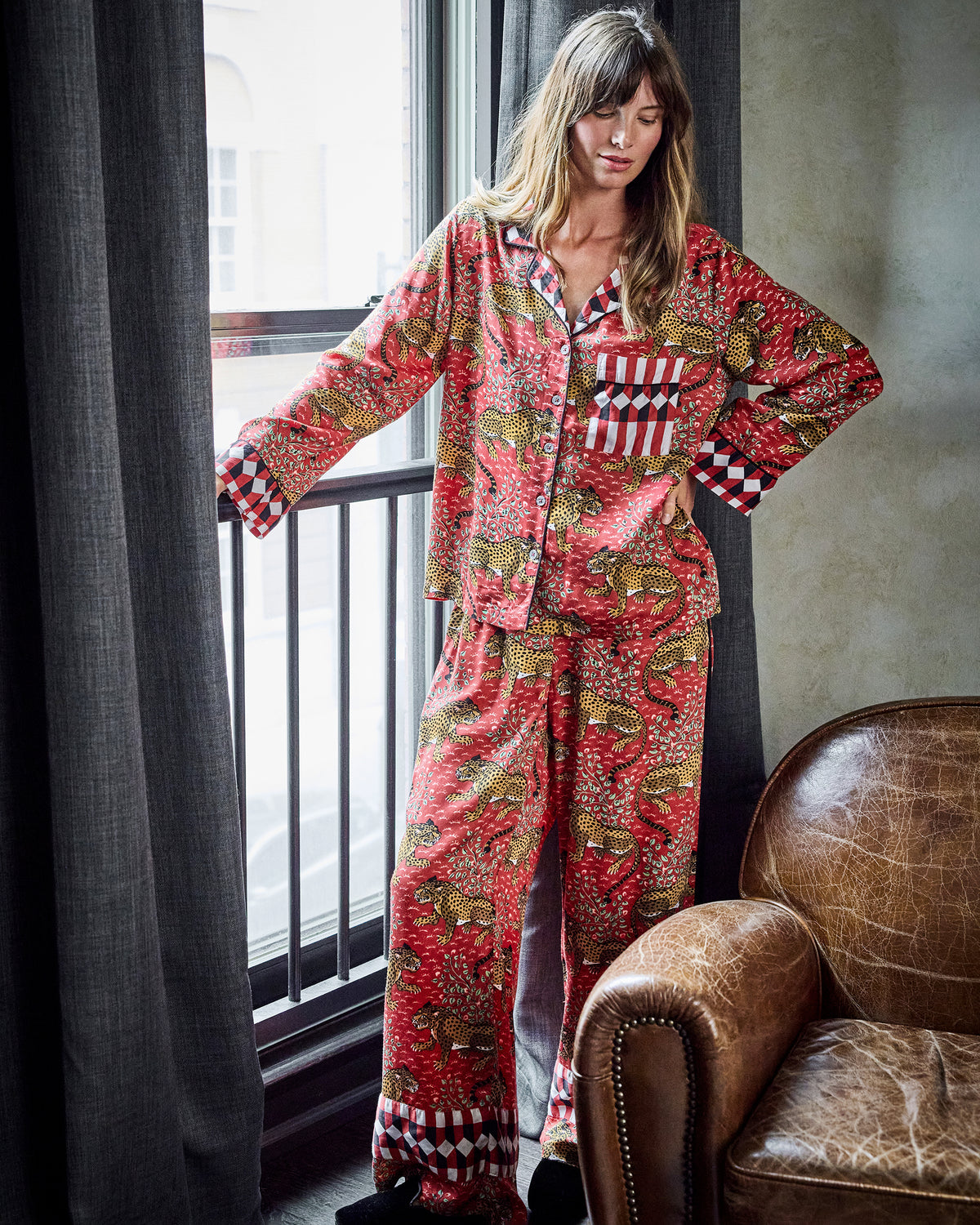 Bagheera - Tall Eco Satin Rittenhouse Set - Scarlet - Printfresh