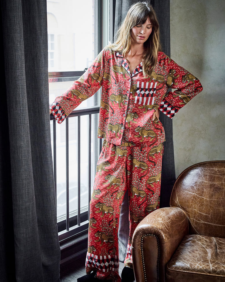 Bagheera - Tall Eco Satin Rittenhouse Set - Scarlet - Printfresh