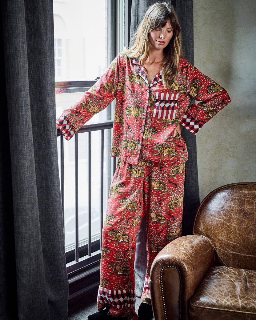 Bagheera - Tall Eco Satin Rittenhouse Set - Scarlet - Printfresh