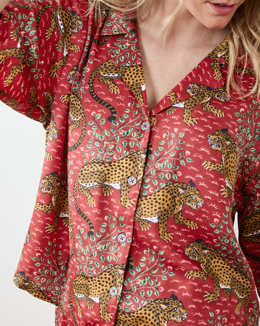 Bagheera - Eco Satin Wildest Dreams Set - Scarlet - Printfresh