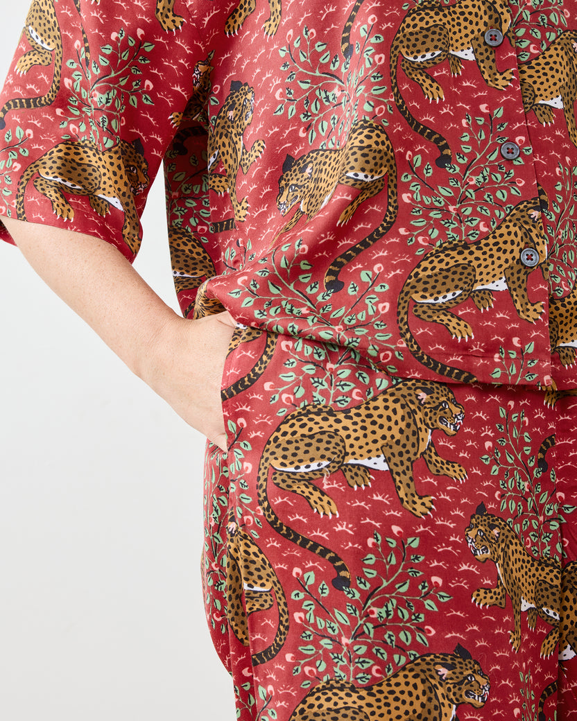 Bagheera - Eco Satin Wildest Dreams Set - Scarlet - Printfresh