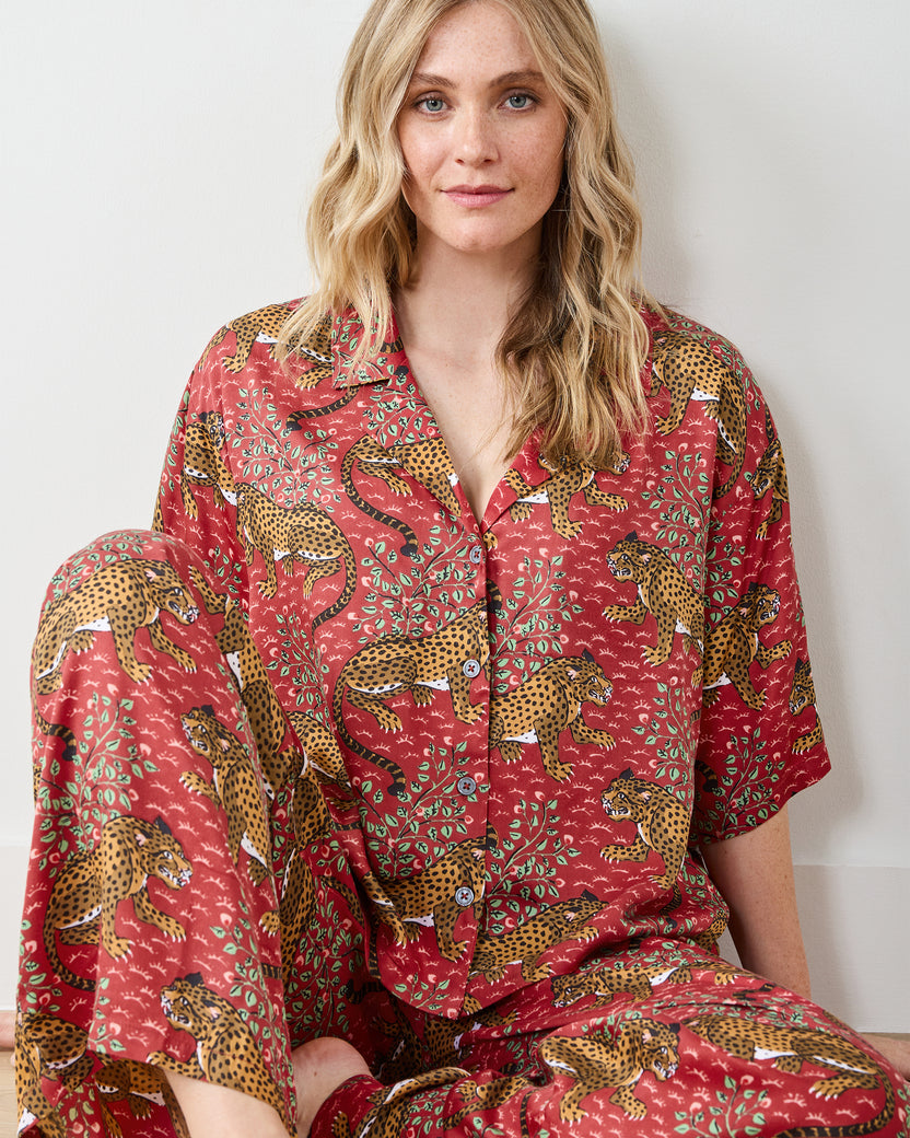 Bagheera - Eco Satin Wildest Dreams Set - Scarlet - Printfresh