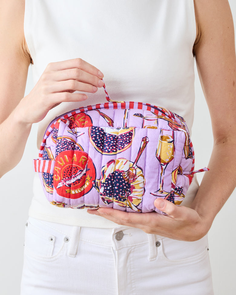 Champagne & Caviar - Three's Best Pouch Set - Lavender Spritz - Printfresh