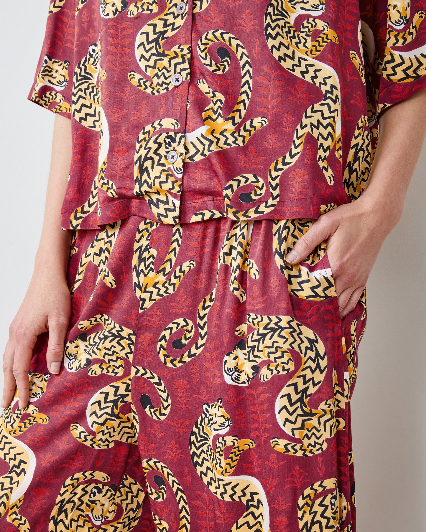 Twisted Tiger - Eco Satin Wildest Dreams Set - Merlot