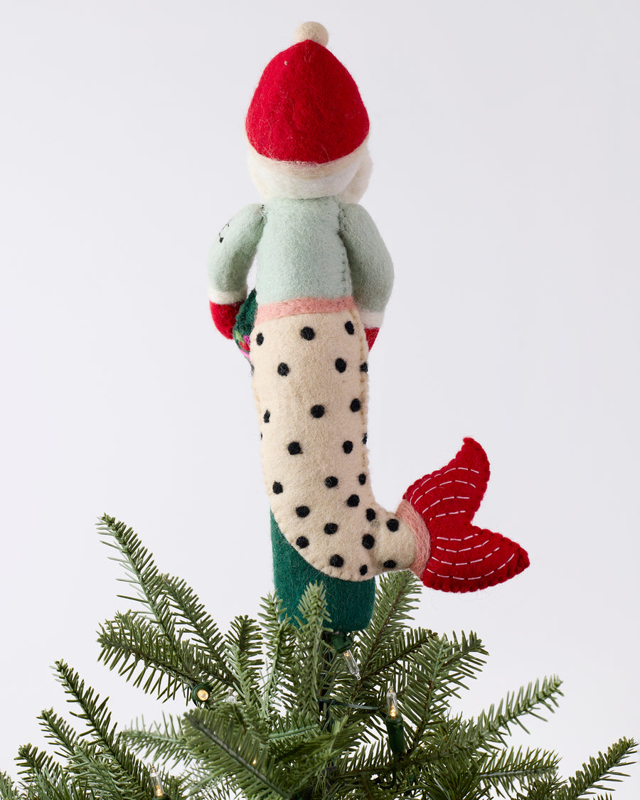 Merry Mermen - French Knot X PF Tree Topper - Blue - Printfresh