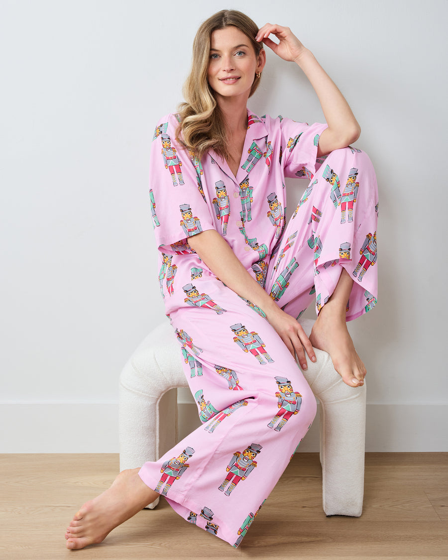 Leopard Nutcrackers - Eco Satin Wildest Dreams Set - Pink Candy Cane - Printfresh