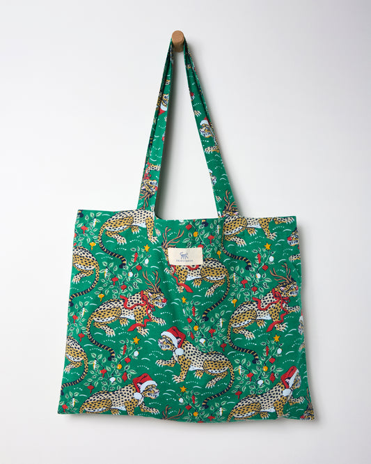 Very Merry Bagheera -  Go To Tote - Mistletoe - Printfresh