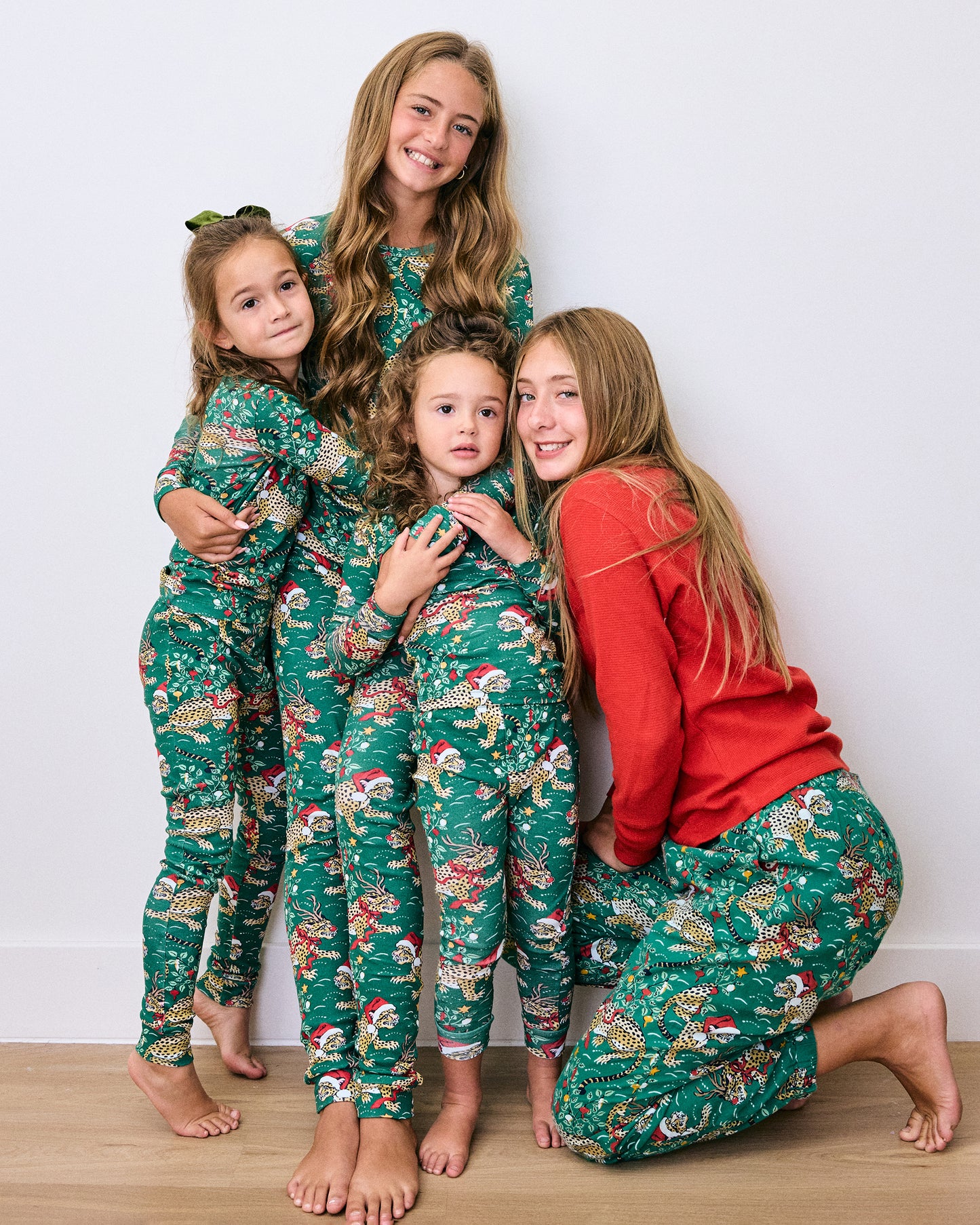 Very Merry Bagheera - Kids Snug Fit PJ Set - Mistletoe - Printfresh