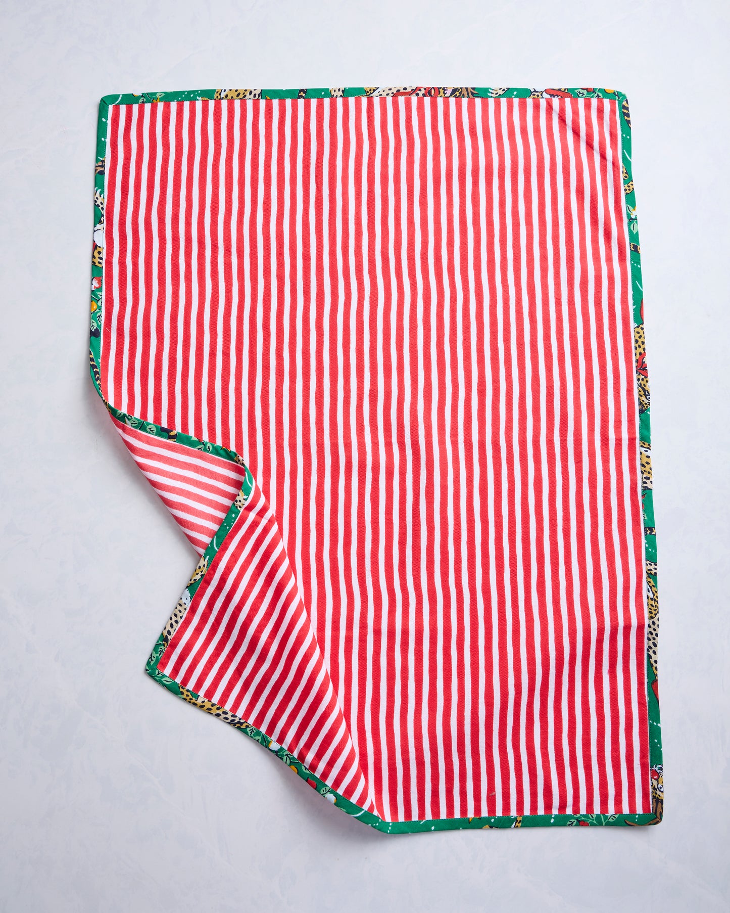 Very Merry Bagheera - Tea Towel Set of 2 - Mistletoe - Printfresh