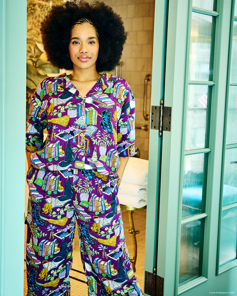 Elphaba's Alchemy  - Petite Eco Satin Wildest Dreams Set - Brewed Blackberry - Printfresh